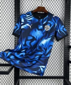 Maglia Paraguay Away 2024/25 Versione Tifoso vista frontale completa