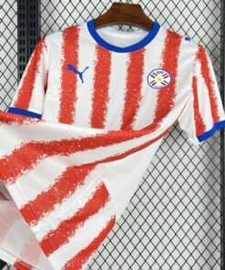 Maglia Paraguay Home 2024/25 Versione Tifoso vista laterale