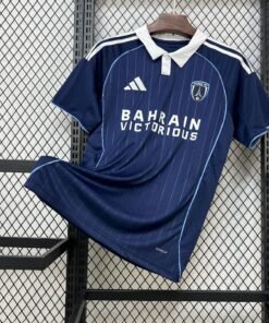 Maglia Paris FC Home 2025/26 Versione Tifoso vista frontale completa