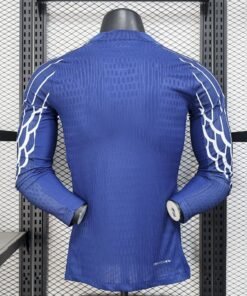 Maglia Paris Saint-Germain Away Manica Lunga 2025/26 Versione Giocatore vista laterale