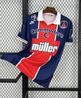 Maglia paris saint-germain retro - Maglia Paris Saint-Germain Home 1991/92 Retro vista frontale completa