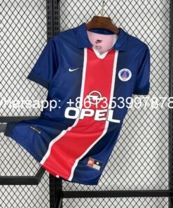 Maglia paris saint-germain retro - Maglia Paris Saint-Germain Home 1998/99 Retro vista frontale completa