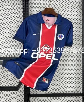 Maglia paris saint-germain retro - Maglia Paris Saint-Germain Home 1998/99 Retro vista frontale completa
