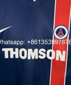 Maglia paris saint-germain retro - Maglia Paris Saint-Germain Home 2002/03 Retro vista laterale