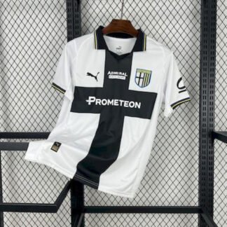 Maglia Parma Calcio Home 2025/26 Versione Tifoso vista frontale completa