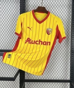 Maglia RC Lens Home 2025/26 Versione Tifoso vista frontale completa