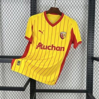 Maglia RC Lens Home 2025/26 Versione Tifoso vista frontale completa
