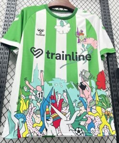 Maglia Real Betis Home 2025/26 Versione Giocatore dettaglio stemma ricamato