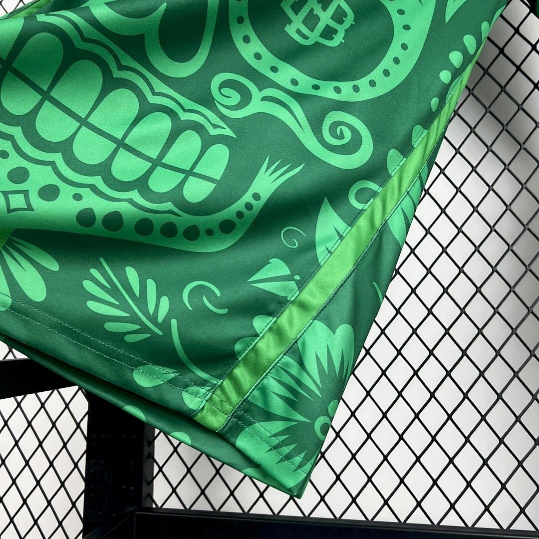 Maglia Real Betis Home Manica Lunga 2025/26 Versione Giocatore vista laterale