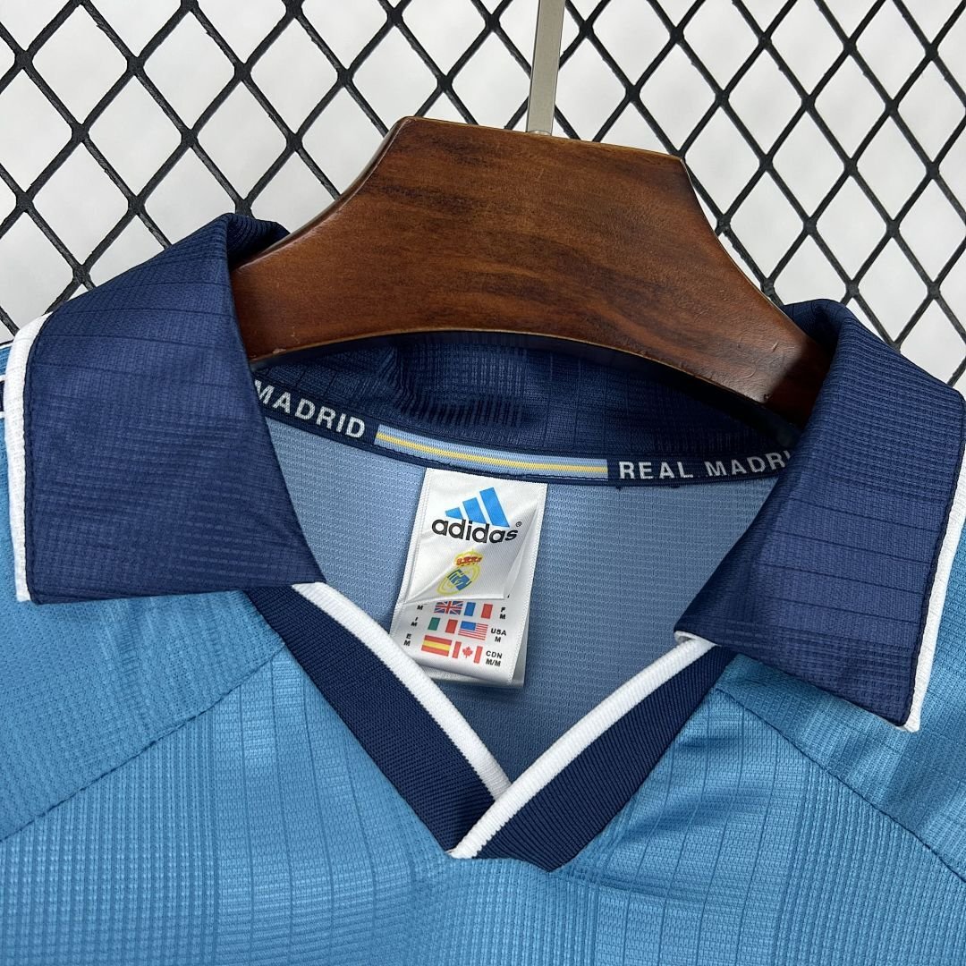 Maglia real madrid retro - Maglia Real Madrid Third Manica Lunga 1999/00 Retro vista laterale