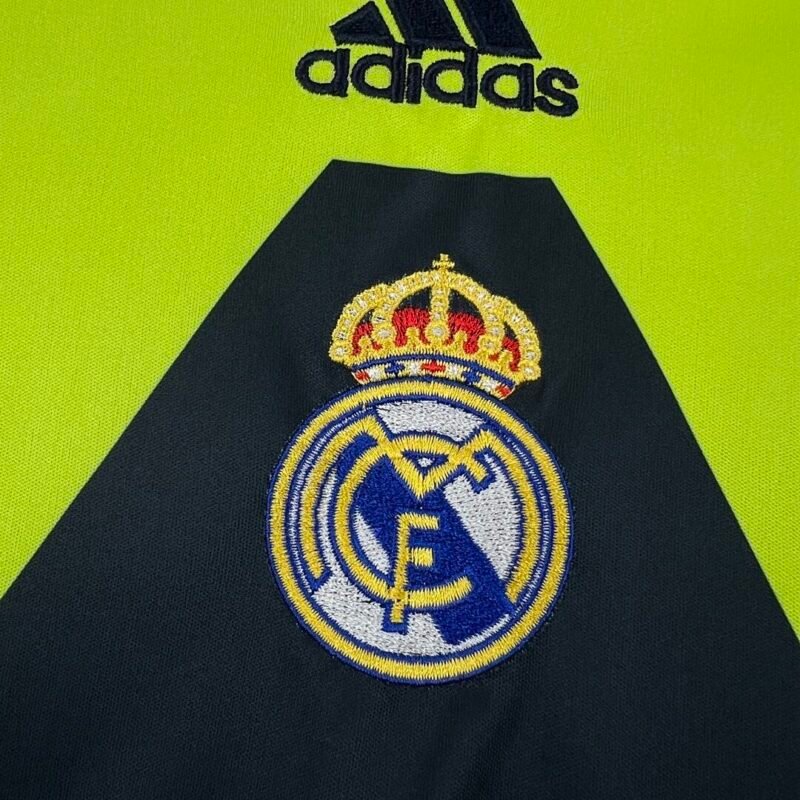 maglia da portiere real madrid manica lunga 1999/00 retro particolare
