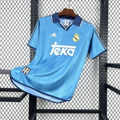 Maglia real madrid retro - Maglia Real Madrid Third 1999/00 Retro vista frontale completa