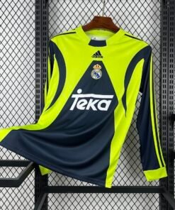 Maglia real madrid retro - Maglia Real Madrid Keeper Manica Lunga 1999/00 Retro vista frontale completa