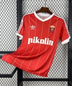 Maglia real zaragoza retro - Maglia Real Zaragoza Home 1983/84 Retro vista frontale completa