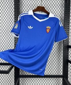 Maglia real zaragoza retro - Maglia Real Zaragoza Home 2025/26 Retro vista frontale completa