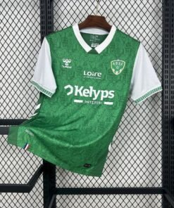 Maglia saint-etienne Home 2025/26 Versione Tifoso vista frontale completa
