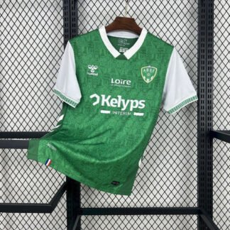 Maglia saint-etienne Home 2025/26 Versione Tifoso vista frontale completa