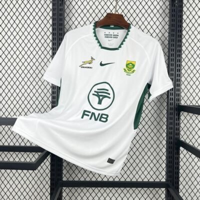 Maglia South Africa Springbok Away 2024/25 Versione Tifoso vista frontale completa