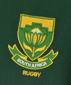 Maglia South Africa Springbok Home 2024/25 Versione Tifoso dettaglio stemma ricamato