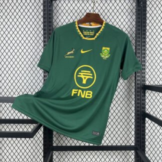 Maglia South Africa Springbok Home 2024/25 Versione Tifoso vista frontale completa