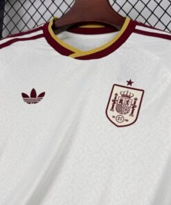 Maglia Spain Away Manica Lunga 2024/25 Versione Tifoso vista laterale