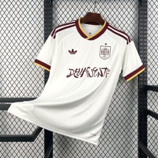 Maglia Spain Away 2024/25 Versione Tifoso vista frontale completa