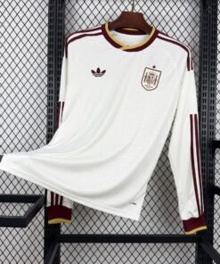 Maglia Spain Away Manica Lunga 2024/25 Versione Tifoso vista frontale completa