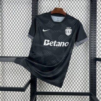Maglia Sporting CP Away 2025/26 Versione Tifoso vista frontale completa