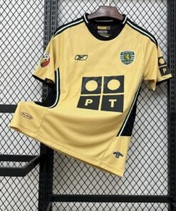 Maglia sporting cp retro - Maglia Sporting CP Away 2003/04 Retro vista frontale completa