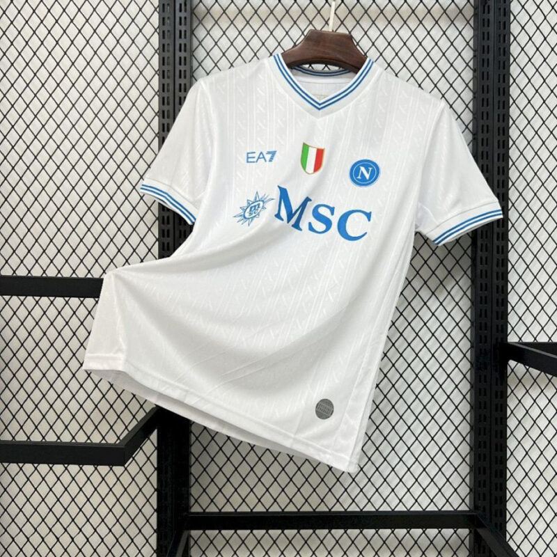 Camiseta SSC Napoli Away 2025/26 Versión Aficionado vista frontal completa
