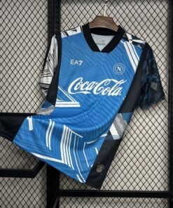 Maglia SSC Napoli Home 2024/25 Versione Tifoso vista frontale completa
