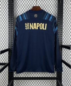 Maglia SSC Napoli Home Manica Lunga 2025/26 Versione Giocatore vista posteriore