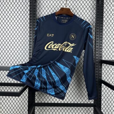 Maglia SSC Napoli Home Manica Lunga 2025/26 Versione Giocatore