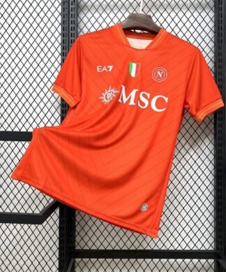 Maglia SSC Napoli Keeper 2025/26 Versione Tifoso vista frontale completa
