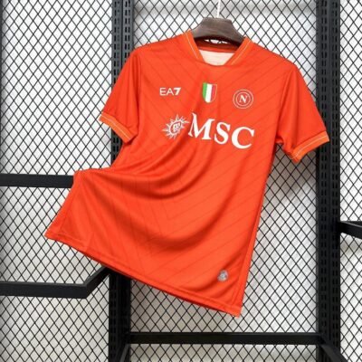 Maglia SSC Napoli Keeper 2025/26 Versione Tifoso vista frontale completa