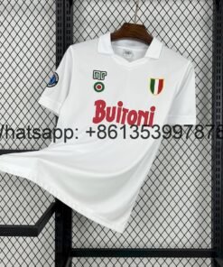 Maglia ssc napoli retro - Maglia SSC Napoli Away 1987/88 Retro vista frontale completa