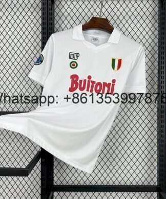 Maglia ssc napoli retro - Maglia SSC Napoli Away 1987/88 Retro vista frontale completa