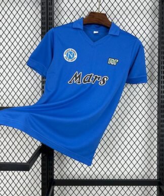Maglia ssc napoli retro - Maglia SSC Napoli Home 1989/90 Retro vista frontale completa