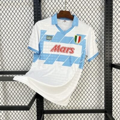 Maglia ssc napoli retro - Maglia SSC Napoli Away 1990/91 Retro vista frontale completa