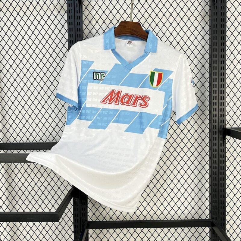 Maglia ssc napoli retro - Maglia SSC Napoli Away 1990/91 Retro vista frontale completa