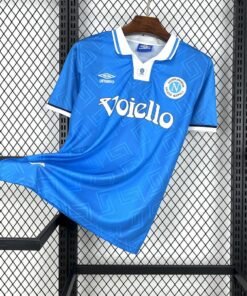 Maglia ssc napoli retro - Maglia SSC Napoli Home 1993/94 Retro vista frontale completa