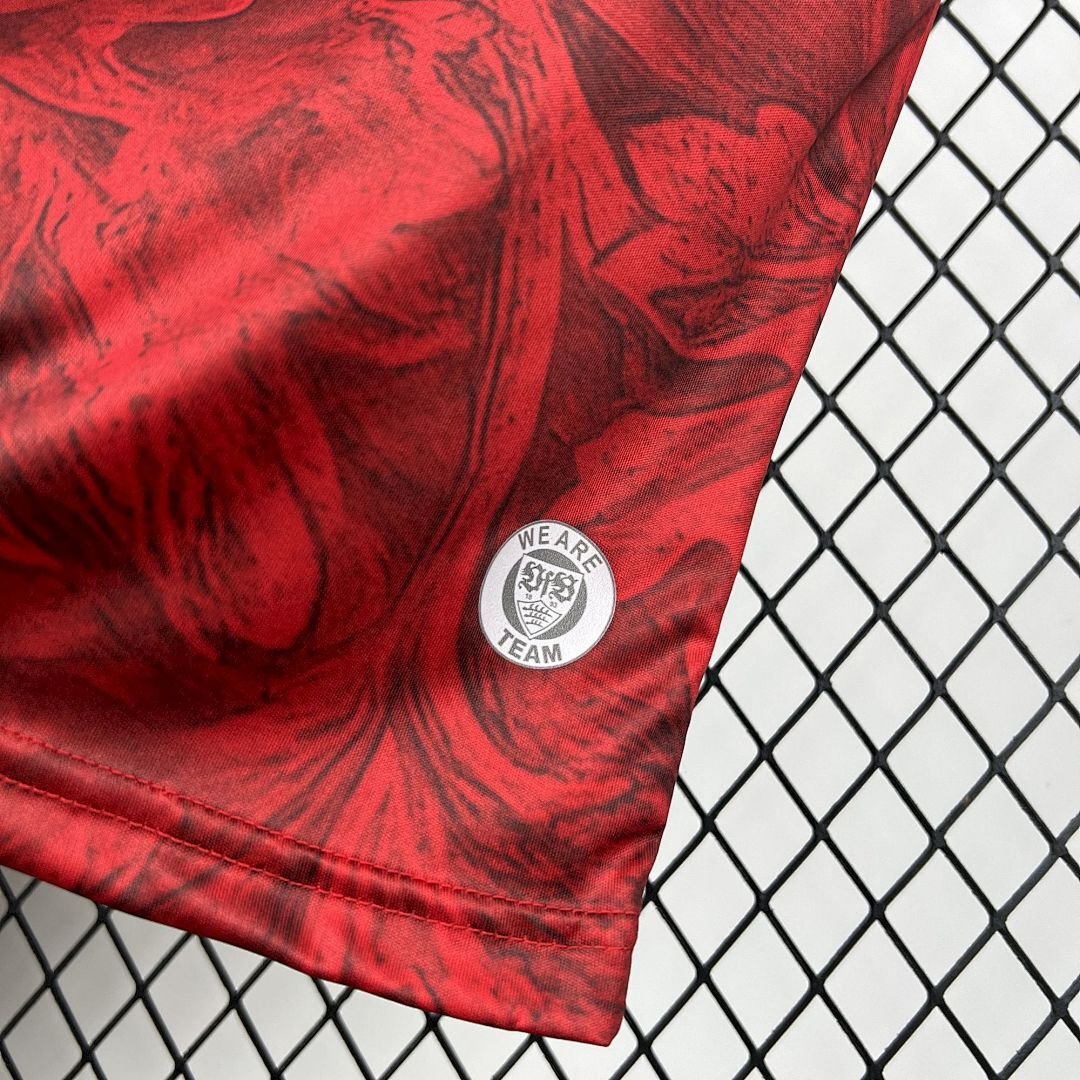 Maglia Stuttgart Away 2025/26 Versione Tifoso vista laterale