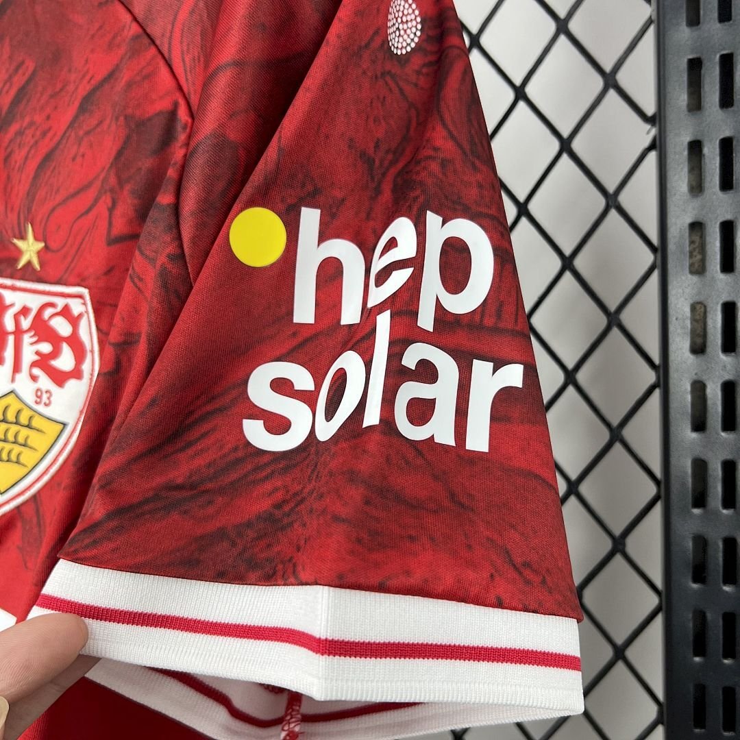 Maglia Stuttgart Away 2025/26 Versione Tifoso tessuto traspirante