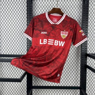 Maglia Stuttgart Away 2025/26 Versione Tifoso vista frontale completa