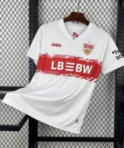 Maglia Stuttgart Home 2025/26 Versione Tifoso vista frontale completa