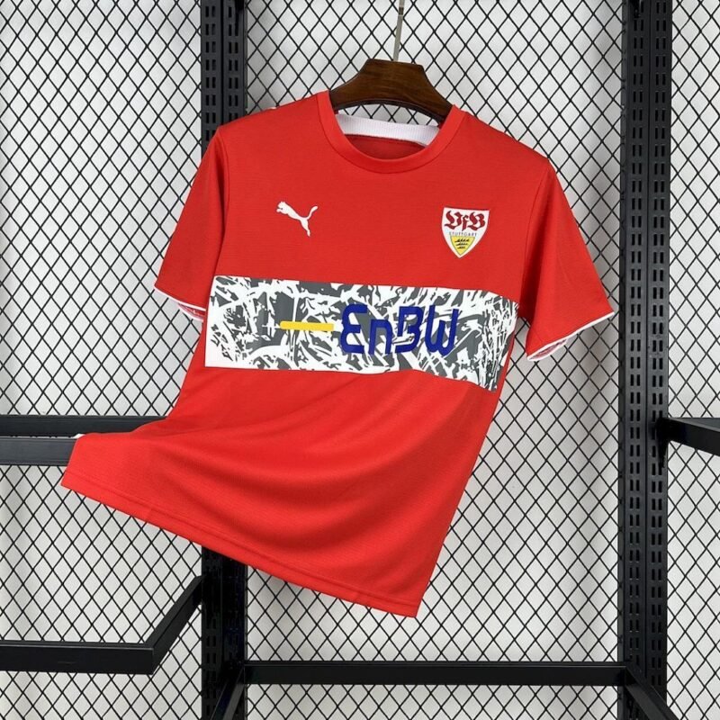 Maglia stuttgart retro - Maglia Stuttgart Away 2006/07 Retro vista frontale completa