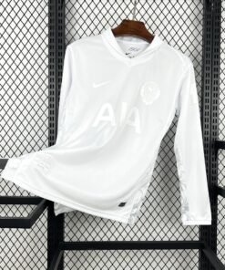 Maglia Tottenham Hotspur Home Manica Lunga 2025/26 Versione Tifoso vista frontale completa