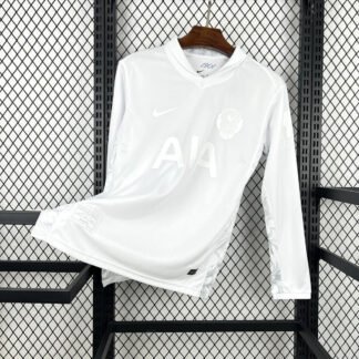 Maglia Tottenham Hotspur Home Manica Lunga 2025/26 Versione Tifoso vista frontale completa