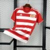 Maglia Union Berlin Home 2025/26 Versione Tifoso vista frontale completa