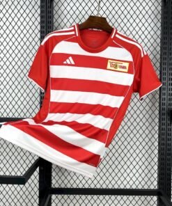 Maglia Union Berlin Home 2025/26 Versione Tifoso vista frontale completa